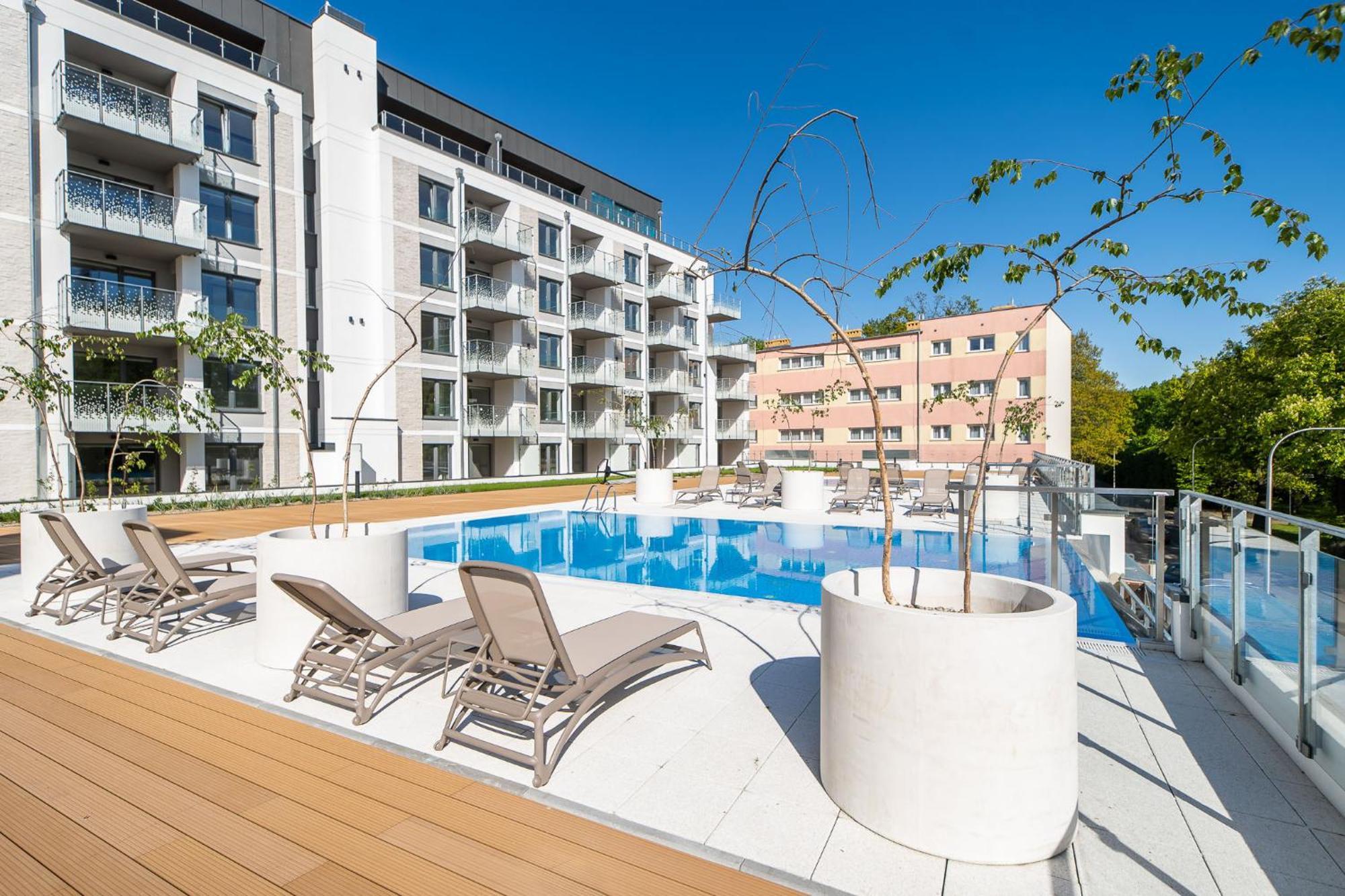 Faro Nadmorskie Tarasy Deluxe Przy Molo Apartament
